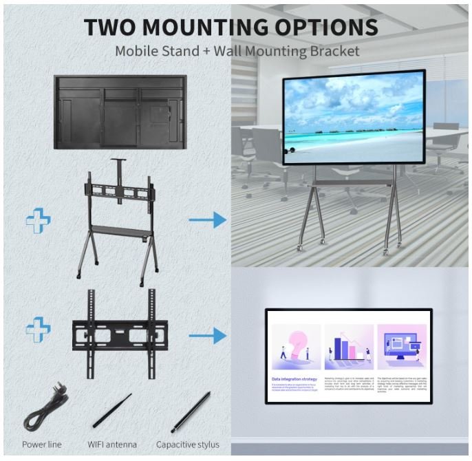 Mejor tablero inteligente con monitor de pantalla táctil